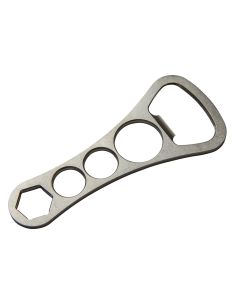 CLBT0002: Titanium 15 mm Wrench Bottle Opener (IMPERFECT, 50% OFF!)