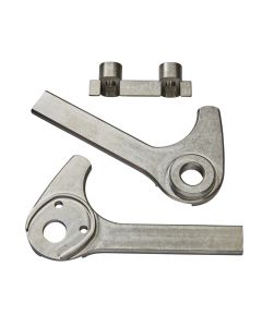 DR0085: Titanium 12 mm Flat Mount, 58 Degree, No Eyelets (50% OFF, FINAL SALE!)