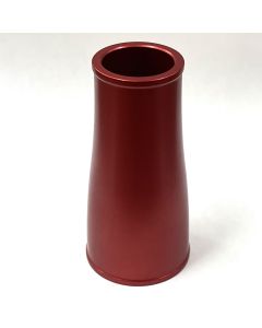 PR4001R: EC34-EC44 Tapered Red Aluminum Candle Holder