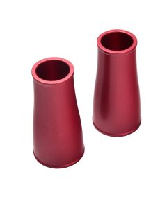 PR4001R: EC34-EC44 Tapered Red Aluminum Candle Holder