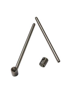 WP1003: Stainless Steel Pipe, 4-1/2" Stem (HOLIDAY SPECIAL, 25% OFF!)